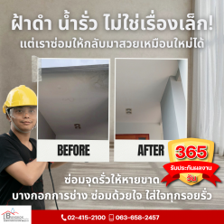 “จากฝ้าดำ → กลับมาขาว